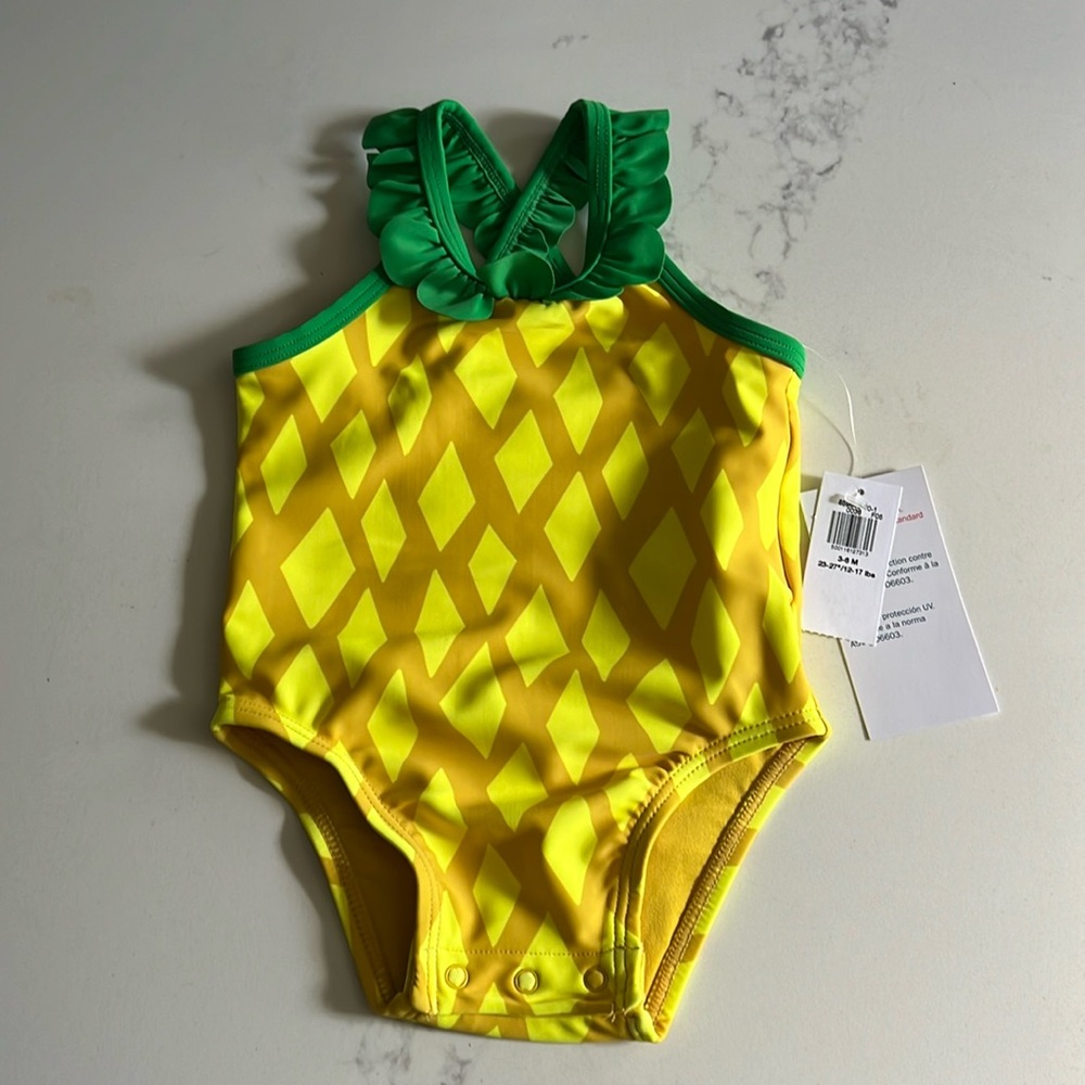 Baby pineapple swimsuit